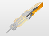 'Pyroclasma' Sword for POTP Dinobots 3d printed 