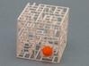 Escher’s Playground 3D Maze Cube 3d printed Ball in entrance