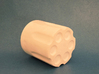 Revolver Cylinder Cup 55ml 3d printed Gloss White Porcelain