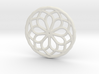 Mandala shape with dots 3d printed 