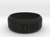 This Or That Ring 3d printed 