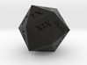 Customizable Spindown D20 with Roman Numerals 3d printed 