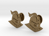 UCF Knight Cufflinks, Customizable 3d printed 