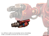 Castle Robot - Underslung Fist Blasters 3d printed 