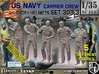 1/35 USN Carrier Deck Crew Set303-3 3d printed 
