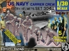 1/30 USN Carrier Deck Crew Set304-1 3d printed 