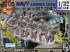 1/32 USN Carrier Deck Crew Set304-2 3d printed 
