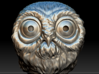 3DP Owl Miniature 3d printed Escape hole - eyes