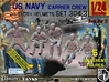 1/24 USN Carrier Deck Crew Set304-3 3d printed 
