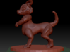 Wild Chihuahua (small canitaur) 3d printed 