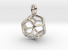 Dodecahedron Platonic Solid Pendant 3d printed 