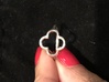 Clover Ring 3d printed Sterling Silver