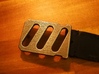 'Industrial' Style Belt Buckle 3d printed 