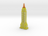 Empire State Building - Yellow w Black windows 3d printed 