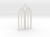Neo-Gothic Arch Pendant 3d printed 