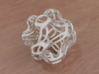 Symmetrical Sphere Twisted  3d printed Stainless Steel (render)