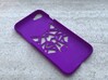 Iphone 7 Case, Geometric Fox/Wolf 3d printed Purple Iphone 7 case Fox/Wolf Isometric Back