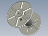 1/6 scale WWII radio telephony wire reels DR-8 x 2 3d printed 