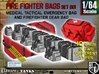 1/64 Med Tac Emerg-Firefight Gear Bag Set001 3d printed 