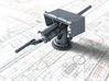 1/144 V & W Class 4"/45 (10.2 cm) MKV CPII Guns x2 3d printed 3d render showing product detail