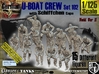 1/125 German U-Boot Crew Set102 3d printed 