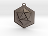 D20 Keychain or Necklace Pendant 3d printed 