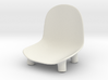 1:12 Chair v1 wooden legs 1 3d printed Stoel v1 houten poten 1 - wit