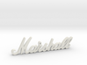 Marshall Logo - 2.5" for Pinball Speaker Panel 3d printed 