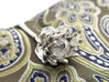 Protea Tie Bar 3d printed Protea tie bar in raw silver