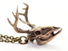Buck Skull With Pendant Loop 3d printed 