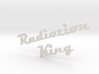 radiation king logo 3mm thick 3d printed 