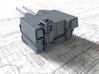 1/72 Battle Class 4.5"/45 QF MKIV RP10 Gun x2 3d printed 3d render showing product detail