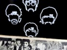 The Beatles: Wire Wall Art (Small) 3d printed 