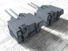 1/700 Battle Class 4.5"/45 QF MKIV RP10 Gun x2 3d printed 3d render showing product detail
