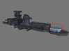1/200 DKM Scharnhorst Aft Superstructure Bridge 3d printed 