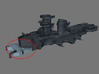 1/200 DKM Scharnhorst Fore Superstructure Deck 3d printed 