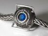 Portal Wheatley Core Bead 3d printed Gem not included, to add detail, use patina solution to create dark crevices and outlines