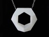Hexagonal Torus Pendant 3d printed 