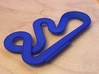 Blue King Slot Car Track, 4 inches x 2.6 inches 3d printed 