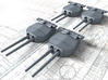 1/144 HMS Hood 15" (38.1 cm) Mark II Turrets 1920 3d printed 1/144 HMS Hood 15" (38.1 cm) Mark II Turrets 1920