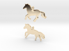 Horses earrings 3d printed Computer generated image