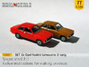 SET 2x Opel Kadett Limousine (TT 1:120) 3d printed 