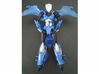 Chromia homage Indigo U128R Head For RID RC  3d printed  Indigo Head in Frosted Ultra Detail on Deluxe TF Prime Arcee