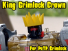 Grimlock Crown for Power of the Primes 3d printed 