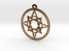 Iso 8 Pointed Star Pendant 1.2" 3d printed 