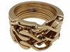 Ring Bracelet - metal 3d printed 