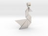 Swan tangram [pendant] 3d printed 