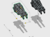 Medium/Large ship Quad cannons 270th 3d printed 