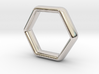 Hexi Wedding Ring US Size 9 (UK Size S) 3d printed 