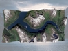 Geirangerfjord / Geirangerfjorden Map, Norway 3d printed 